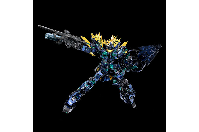 黒いユニコーンガンダム「バンシィ・ノルン（最終決戦仕様）」が再販！ 紺色と金色のメッキで重厚感あふれる外装に 画像