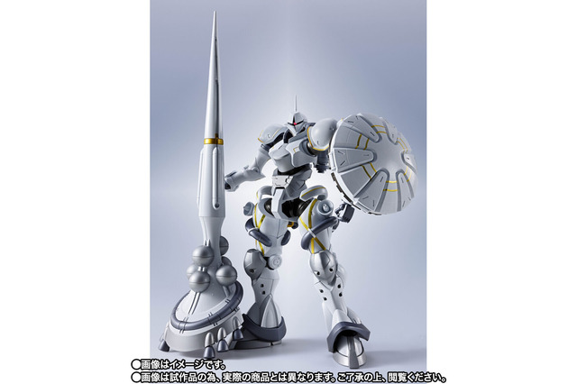 「ガンダム GQuuuuuuX」エグザベ専用ギャンが“METAL ROBOT魂”から立体化！本体より大きい約23cmのハクジを装備 画像