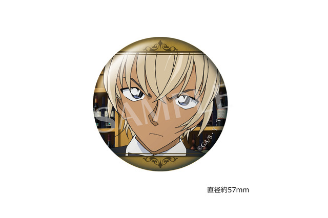 「名探偵コナン」赤井秀一、安室透、怪盗キッドたちをエレガントにデザイン♪「MAYLA」缶バッジの全種セットが登場 画像