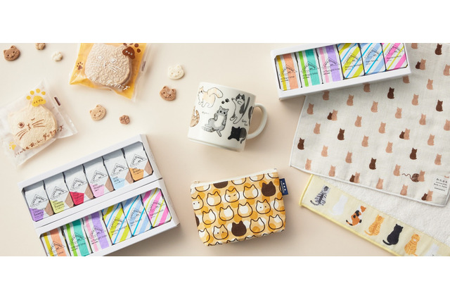 猫好き必見♪ 猫グッズ&スイーツ付きの「猫づくしコーヒーセット」登場 犬好き向けの「犬づくしセット」も 画像