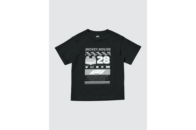 ディズニーとF1、ユニクロがコラボ♪ ミッキーのモチーフやレース開催都市をデザインしたTシャツ登場 画像