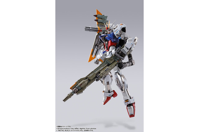 「機動戦士ガンダムSEED」より「METAL BUILD ランチャーストライカー」が3月27日に発売！ストライクガンダムの3つのストライカーパックのうち、超高インパルス砲アグニを装備した形態 画像