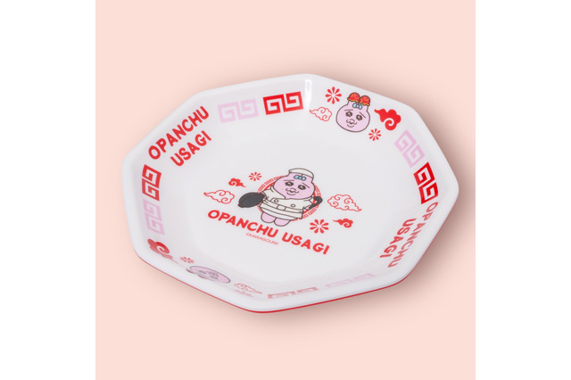 「おぱんちゅうさぎ」が中華風で登場!? 本格的な中華デザインの食器が26年3月に発売予定！ 画像