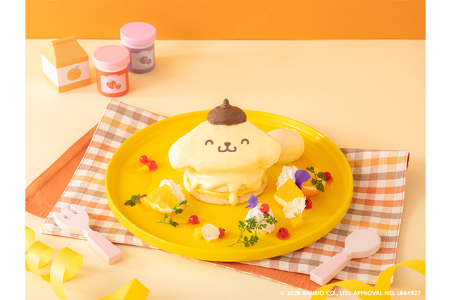 ポムポムプリンがいっぱいで幸せ…♪ 「サンリオ」ポムポムプリンのテーマカフェが期間限定オープン！ 画像