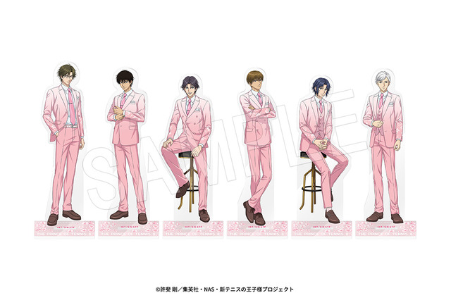 「テニプリ」に春が来た！ ピンクスーツを跡部景吾や幸村精市らが着用した新作グッズが予約受付中＆AJ2026で販売決定！ 画像