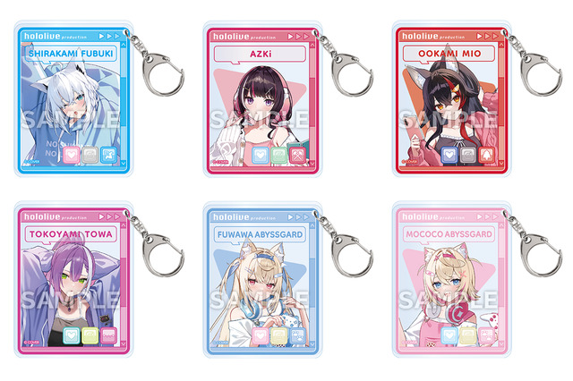 「ホロライブ」白上フブキ、常闇トワらがローソンに登場！描き下ろしイラストを使用したグッズが展開！ 画像