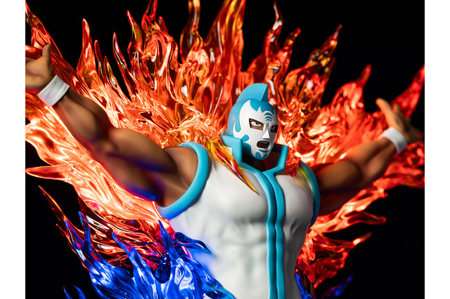 光って燃え上がる炎！「キン肉マン」マリポーサの必殺技“モクテスマ・ディフェンス”を使った姿でが立体化！原型師・伊藤嘉紀氏が細部までこだわった1品 画像