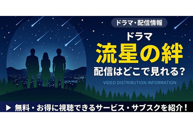 ドラマ「流星の絆」の配信はどこで見れる？無料視聴できるサブスクまとめ 画像