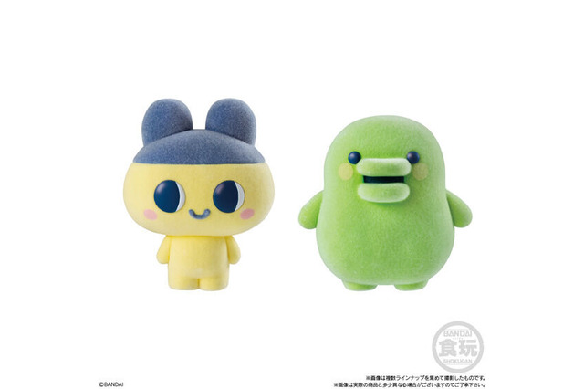 まめっちやくちぱっちがふわふわ♪ 「たまごっち」描き起こしデザインのフロッキードール登場 画像