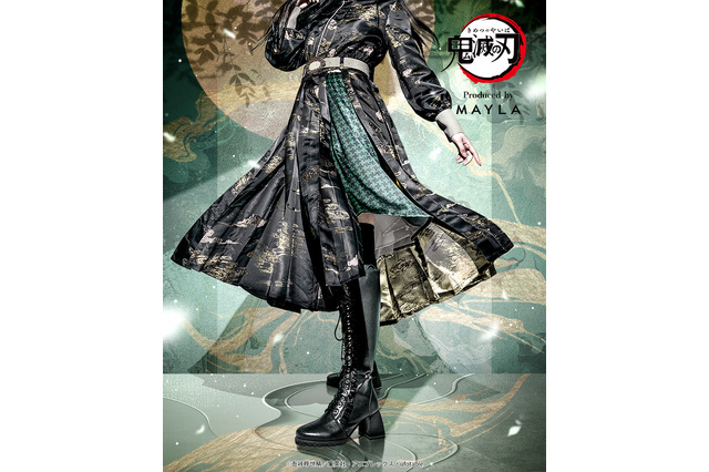 「鬼滅の刃」鬼殺隊の隊服をイメージ！一着で7キャラを楽しめる「MAYLA」ドレスが登場 画像