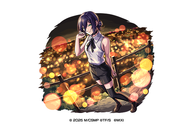 「チェンソーマン」デンジ＆ビーム、レゼがガチャに！米津玄師「IRIS OUT」がBGMに決定♪「モンスト」コラボ第2弾【4月1日0時より】 画像