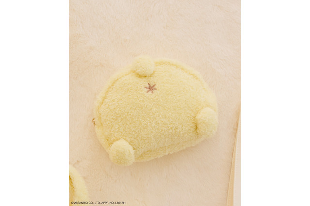 「ポムポムプリン」ふわふわトートやおしりポーチにチームプリンが集結♪ Maison de FLEURコラボ 画像