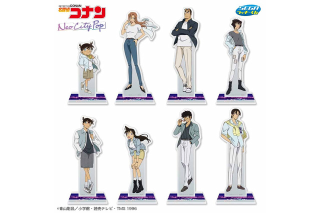 千速や世良が大人かっこいい！ 「名探偵コナン」“Neo City Pop”テーマのセガ ラッキーくじ登場！  新規描き下ろしイラストを使用したグッズがラインナップ 画像