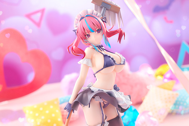 水着×メイド姿がセクシー＆キュート 「カナン様はあくまでチョロい」高潔カナンが水着メイド姿で立体化！豊満なバストやさりげなく覗くガーターベルトが大胆 画像