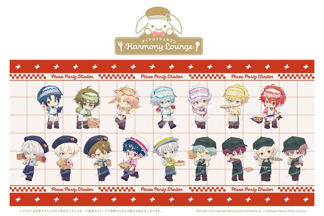 「アイナナ」七瀬陸らが“ピザ屋”バイト!? 4ユニットのコラボピザが美味しそう♪ アニメイトコラボカフェ第4弾【5月12日より】 画像