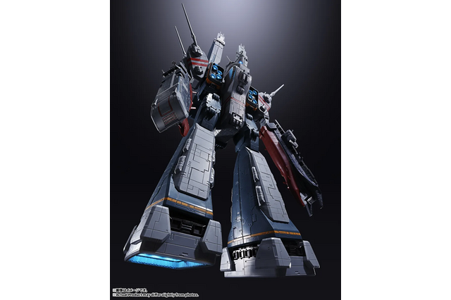 「超時空要塞マクロス」45周年記念商品第1弾として「SDF-1 マクロス」がDX超合金最大級のボリュームで登場！ 強攻型への変形や艦橋などの発光ギミックなどプレイバリュー抜群 画像