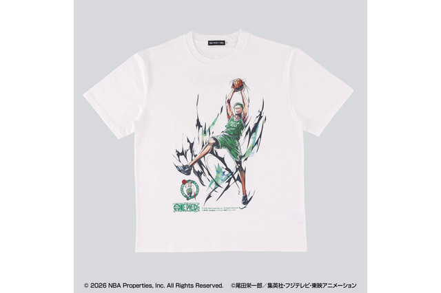 ゾロやエースが華麗にダンク！ 「ワンピース」×NBAコラボのTシャツの予約は明日（7/12）まで！ ここでしか手に入らないデザインを要チェック 画像