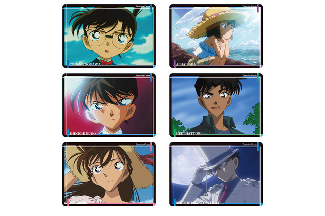 「名探偵コナン」新一も、灰原も、怪盗キッドも登場！アニメ歴代OP・EDの場面写がズラリ◎ 全33種のキャラカード付きスナック第7弾が発売開始 画像