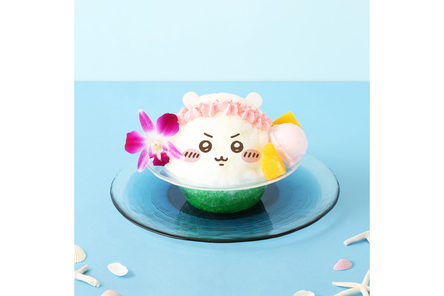 「ちいかわ」がかき氷に!? “セイレーンのたいへんよく漬けました”プレートも！コラボカフェが期間限定オープン☆ハチワレ、うさぎたちのトロピカルドリンクも♪ 画像