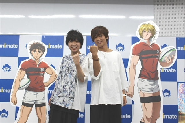 「ALL OUT!!」アニメイトで初イベント 千葉翔也と安達勇人は放送前から息ぴったり 画像