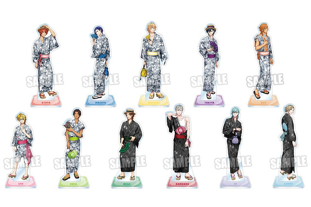 「うたプリ」浴衣姿のST☆RISH＆QUARTET NIGHTがカッコいい…！ 限定グッズ目白押しのフラッグシップストア「UTA☆PRI GRAND SHOP」が全国5箇所で期間限定オープン 画像