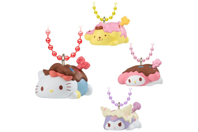 「サンリオ」キティやポムポムプリンが“ぽってり”かわいい♪ とろ～りデザインの「もちマロチョコチャーム」登場 画像