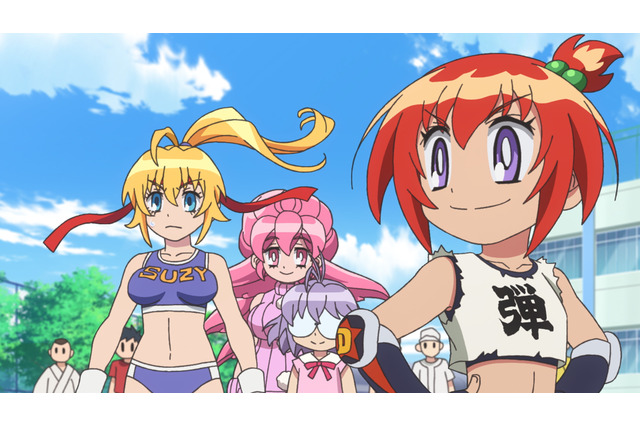 夏アニメ「炎の闘球女 ドッジ弾子」“炎の闘球児”弾平の娘・弾子が再び新たな伝説を築く！第1話先行カット 画像