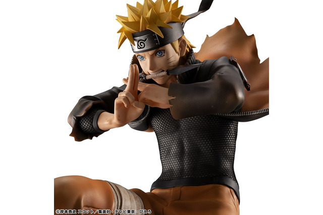 “まっすぐ自分の言葉は曲げねぇ。それが俺の忍道だ。”「NARUTO -ナルト-」忍界大戦編のナルトが再び登場！ 印を結びながら落下するイメージで風を感じられるポージング 画像