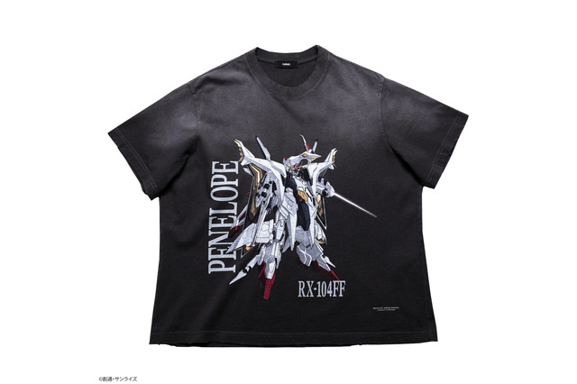 ペーネロペー、メッサーF０１型のカッコいいTシャツが登場！「ガンダム 閃光のハサウェイ」とNUBIANのコラボしたデザイン 画像