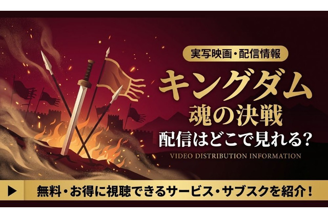 『キングダム 魂の決戦』の配信はいつから？劇場で観るお得な方法も紹介 画像