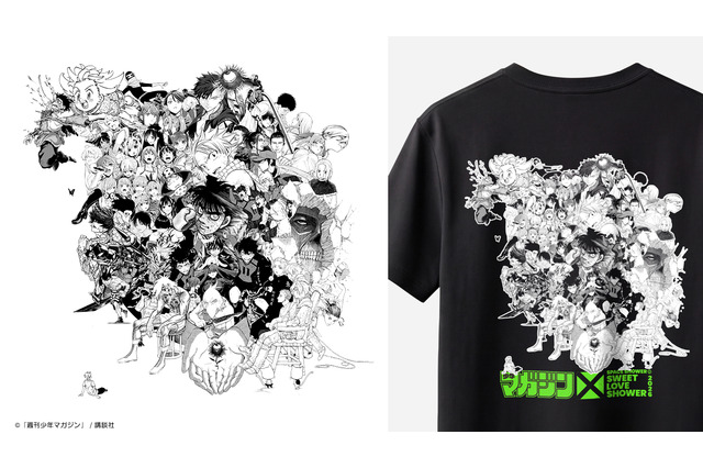「ブルーロック」「東リべ」「進撃の巨人」などが勢揃い！ フェスでしか買えない限定Tシャツが登場！ 「週刊少年マガジン」が「SPACE SHOWER SWEET LOVE SHOWER 2026」出展決定 画像
