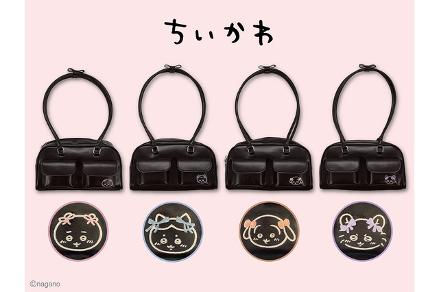 「ちいかわ」ワンポイント刺繍がキュートなボストンバッグ登場！限定デザインのヘアアイテムも 画像