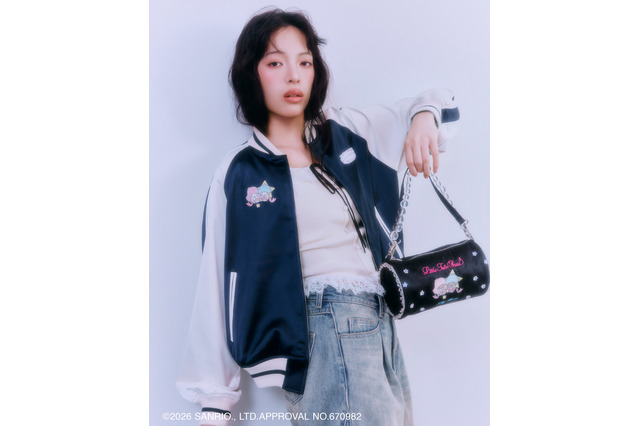 キキ＆ララ、キラキラビジューやラメ刺繍で夏・秋をロマンティックに♪ Tシャツ、スカジャンが登場「LILY BROWN」初コラボ 画像