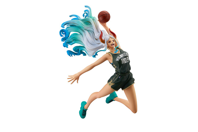 ヤマトの豪快なダンクを見よ！ 「ワンピース」×NBAコラボのヤマトがフィギュア化！ミルウォーキー・バックスのユニフォーム姿はここでしか見られない！ 画像