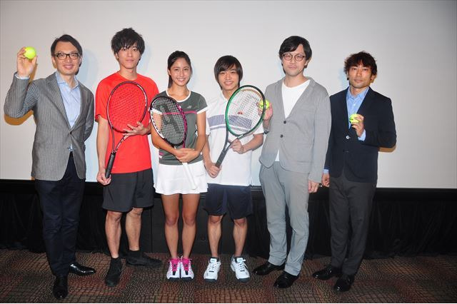 「ベイビーステップ」舞台挨拶にメインキャストが集結 “テニス”ならではの役づくりの苦労とは？ 画像