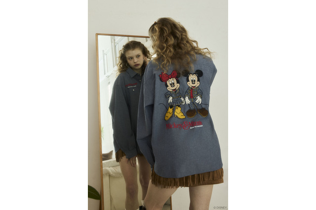 ミッキー＆ミニーがデニムスタイルに！秋冬コーデにもってこい☆シャツ、バッグ、ぬいが登場「MM DENIM STYLE COLLECTION」9月2日発売 画像