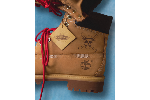 「ONE PIECE」Timberlandコラボ描き下ろしイラストのコレクション登場！ 名古屋PARCO店でコラボブーツと限定Tシャツを先行展開！ 画像