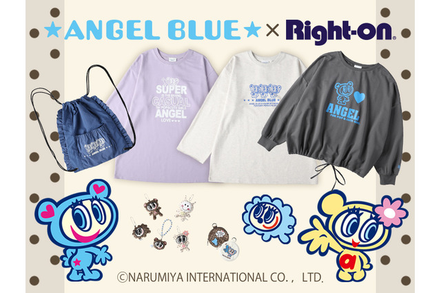 ナカムラくん＆ハナちゃんがレトロかわいい♪ 秋っぽカラー＆ドット柄のトレンドアパレル登場！【Right-onコラボ】 画像