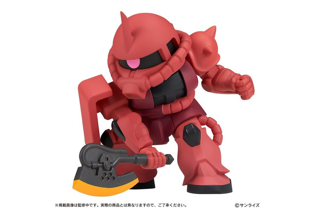「機動戦士ガンダム ならぶんです。ザク」第2弾が発売！シャア専用ザクⅡや高機動型ザクⅡ3機などズラリ 画像