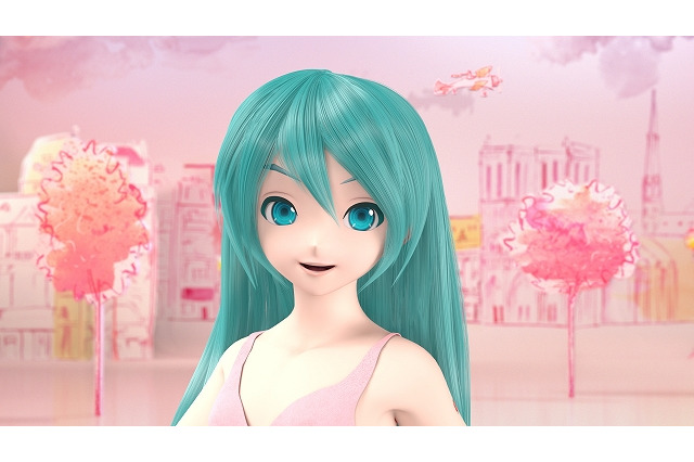 初音ミク、LUX新CMでストレートヘアを初披露 スカーレット・ヨハンソンと共演も 画像