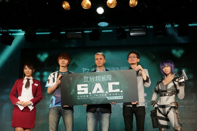 「攻殻機動隊S.A.C. ONLINE」プレスカンファレンス開催 プロゲーマーの実演や素子のコスプレも 画像