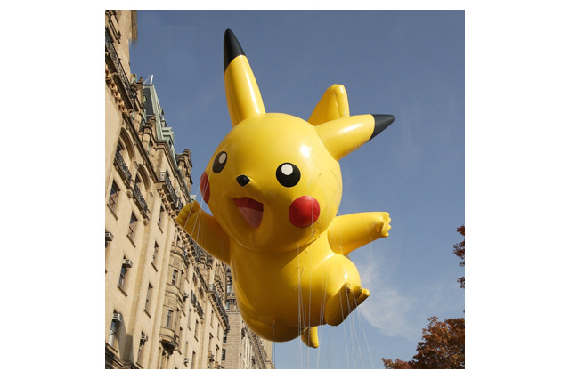 ピカチュウ、ニューヨークの空を飛ぶ  感謝祭の恒例行事、今年も開催 画像