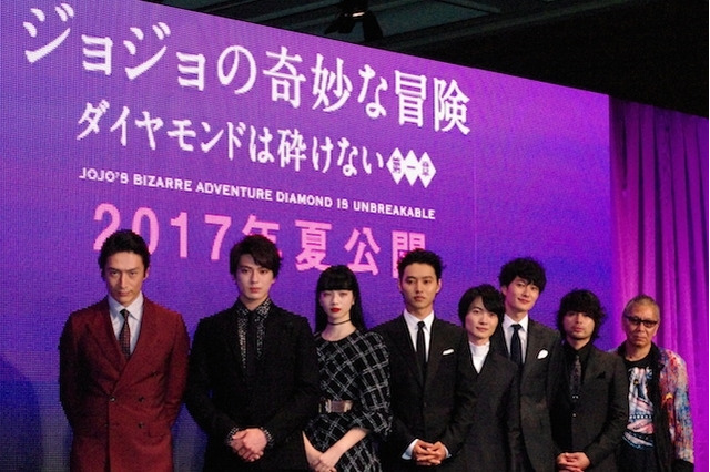 実写「ジョジョの奇妙な冒険 ダイヤモンドは砕けない」2017年夏公開　仗助を山崎賢人、承太郎を伊勢谷友介が演じる 画像