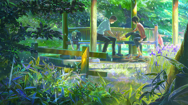 『言の葉の庭』（c）Makoto Shinkai / CoMix Wave Films