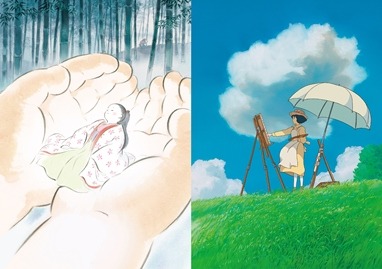 （左）『かぐや姫の物語』(C） 2013 畑事務所・NDHDDTK（右）『風立ちぬ』（C） 2013 二馬力・GNDHDDTK