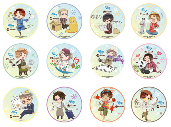 「ヘタリア CAFE」追加キャラクターの描き下ろしイラスト&メニュー公開 新グッズも登場