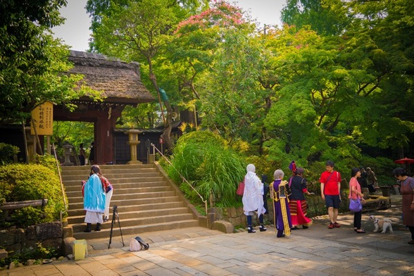 「刀剣乱舞」のコスプレイヤーで盛況、「コスらぼっ！」深大寺でイベント開催