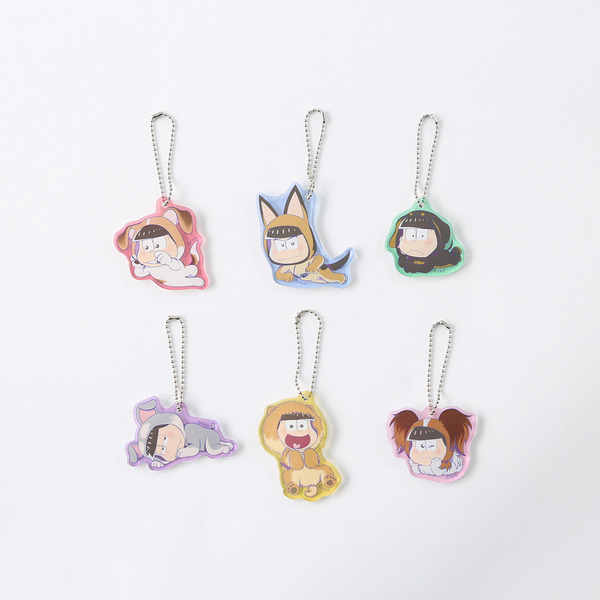 「アクリルキーホルダー」300円(税抜)(C)赤塚不二夫／おそ松さん製作委員会