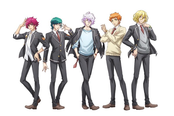 『美男高校地球防衛部HAPPY KISS！』ティザービジュアル(C)馬谷くらり／黒玉湯保存会