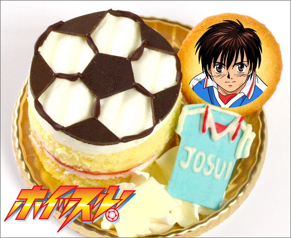 風祭 将の“あきらめなければ夢は…実現するんだ！！”ケーキ (いちごショートケーキ) (740 円)(C)樋口大輔／集英社・マーベラス